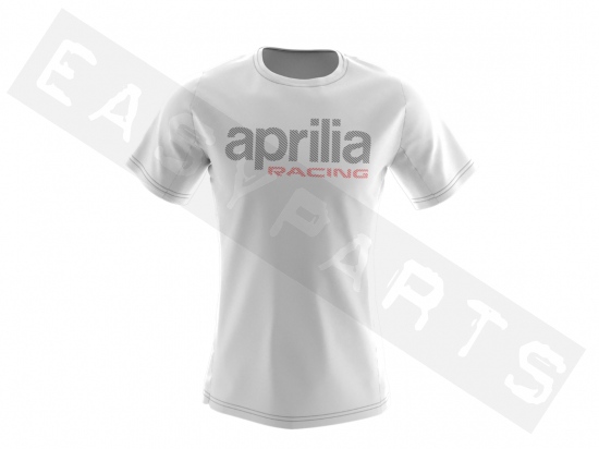 T- Shirt APRILIA Travel Line Bianco Unisex
